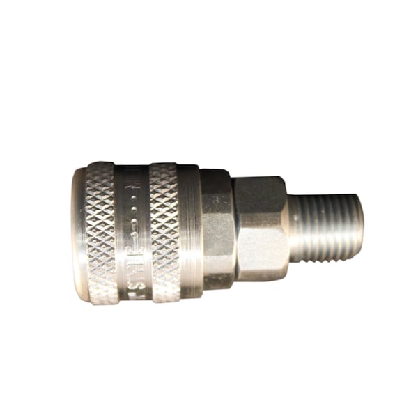 A Style ARO Coupler, 1/4" MNPT, PK50